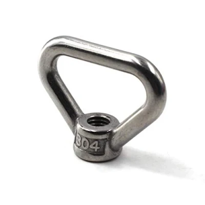 Image of M20 Lifting Eye Nut Ring Triangle Shape Thread 304 Stainless Steel Pack of 1