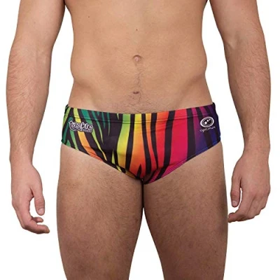 Image of Optimum Rainbow Zebra Tackle Trunks, Size 38