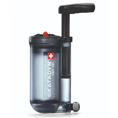 Image of Katadyn Hiker Pro Hand Pump Water Filter for Backpacking, Camping, Emergency Survival