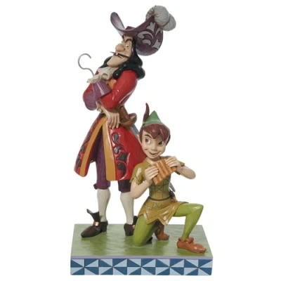 Image of Disney Traditions Peter Pan &amp; Captain Hook Figurine
