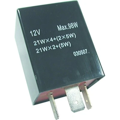Image of Tecniks FL2 12 V 3 Pin Square Flasher and Hazard Fuse