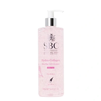 Image of SBC Skincare Hydra Collagen Micellar Gel Cleanser 500ml Hydrating Makeup Remover Cleansing Anti Ageing Soap Free