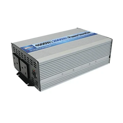 Image of Streetwize 2000W (4000W Peak Power) Inverter, Twin UK Plug Socket &amp; Single USB Charge Port (SWINV2000)…