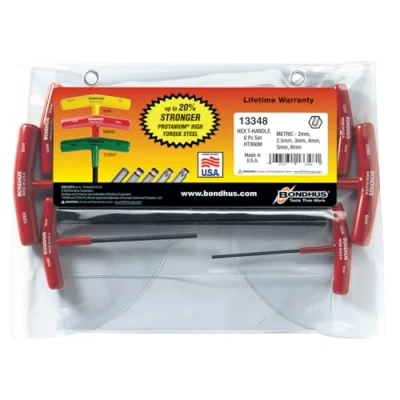 Image of BONDHUS, HTX60M 6PC 2 6MM T Handle HEX, 13348