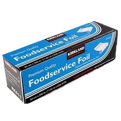 Image of Kirkland Signature Foodservice Foil Premium Quality Aluminium 30cm x 200 metres
