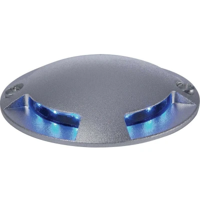 Image of Firstlight 4 Way Modern Style LED Ground Light 1W Blue Aluminium