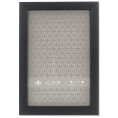 Image of Lawrence Frames Chloe Contemporary Picture Frame, 4x6, Black
