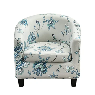 Image of CHNSHOME Tub chair covers 2 piece stretch club slipcovers 1 seater Tullsta