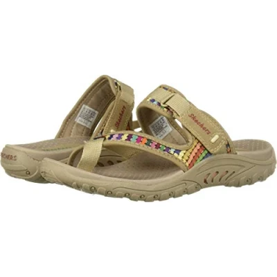 Image of Skechers Reggae Mad Swag 41124DKNT, Flip Flops 39 EU Beige