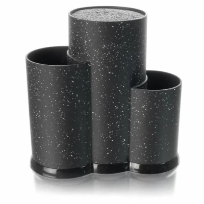 Image of Kitchen Utensil Holder Knife Block Cutlery Container Accessories Plastic Dishwasher Safe Organiser