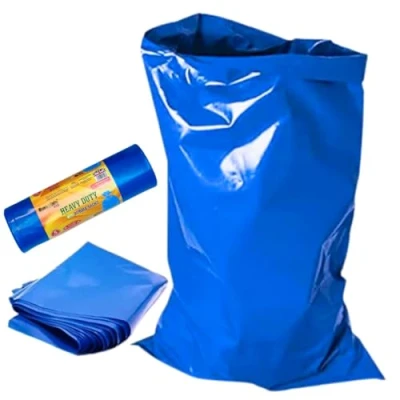 Image of HOMESmith HSBB 005 Heavy Duty Extra Strong Rubble Sacks BB2154221, Blue Plastic, 30 kilograms