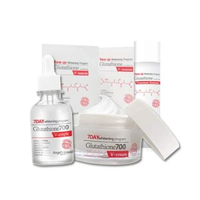 Image of Angel&#039;s liquid Glutathione 7days brightening program 3 pieces+Glutathion mask sheet 2ea gift eco friendly k beauty