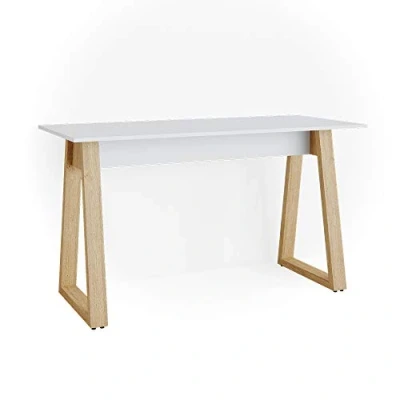Image of Vicco Desk Nautica, White/Oak, 138 x 60 cm