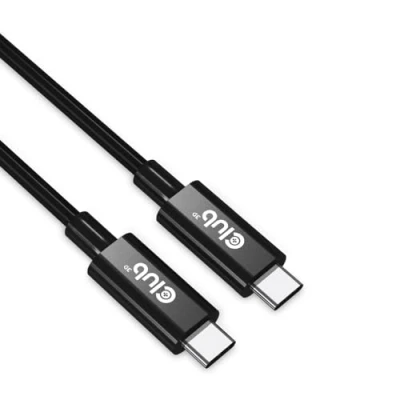 Image of CLUB3D USB4 Gen3x2 Type C Bi Directional Cable 8K60Hz or 4K120Hz, Data 40Gbps, PD 240W(48V/5A) EPR M/M 3m / 9.84ft