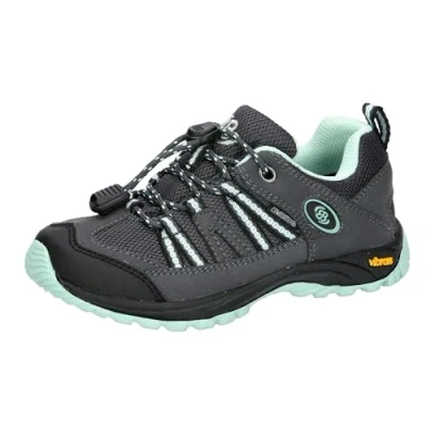 Image of Brütting Ohio Low Trekking and Hiking Shoes, Anthracite Mint Green, 3.5 UK