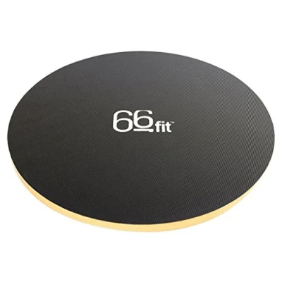 Image of 66fit Wooden Wobble Balance Board 40cm Includes Training Ebook Rehabilitation Exercise Physiotherapy, Excellenrt Balancng Equipment for Men and Women
