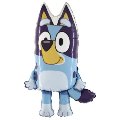 Image of GRABO Aluminium Balloon Bluey Dog, Multicoloured, (GR00120)