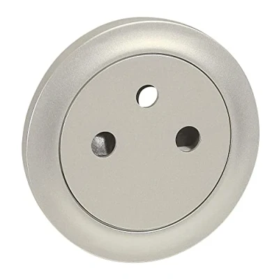 Image of Legrand 068411 Céliane Wheel Trims for 2P + T Surface, Titanium Finish, Pack of 10