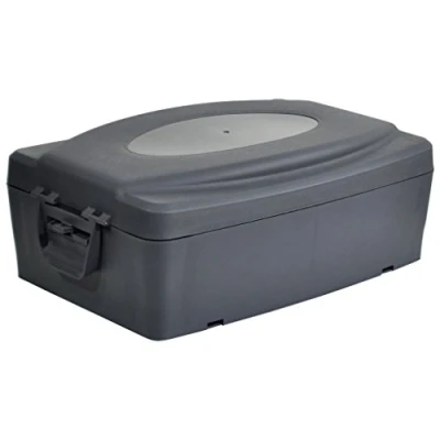 Image of Outdoor IP54 Rated Weatherproof Electrical Connection Box for Extension Leads and Sockets, Grey