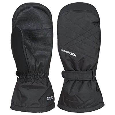 Image of Trespass Ikeda II, Black, L, Padded Waterproof Gloves for Men, Large, Black