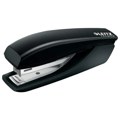 Image of Leitz NeXXt Recycle Mini Stapler, 10 Sheets, Compact &amp; Pocket Sized, With Staple Remover, Steel Recycled Plastic, 100% Recyclable, CO2 Neutral, Eco Friendly, Range, Black, 56170095