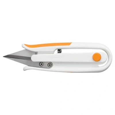 Image of Fiskars Softgrip™ Thread Snips UltraSharp™ Stainless Steel Shears for Sewing &amp; Fabric, Handles