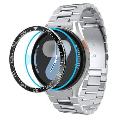 Image of Spigen Bezel Tune Case Black Samsung Galaxy Watch 7 44mm