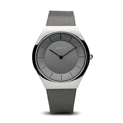 Image of BERING Women Analog Quartz Classic Collection Watch with stainless steel Strap and Sapphire Crystal 11936 309