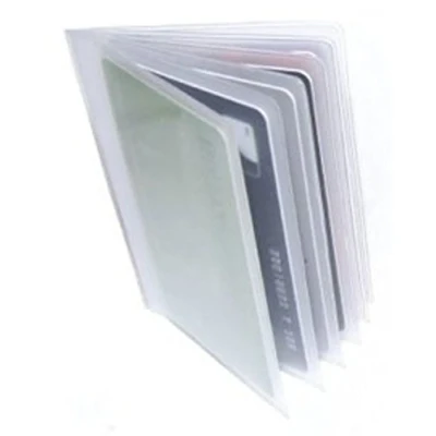 Image of Replacement Plastic Credit Card Purse/Wallet Insert Sleeves (3 x 6 Portrait)