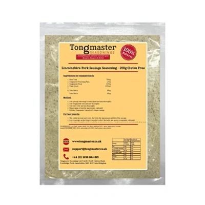 Image of Lincolnshire Pork Sausage Seasoning 250g (makes a 10kg Batch) Gluten Free