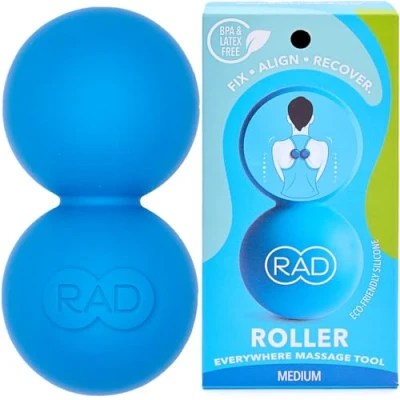 Image of RAD Roller I Myofascial Release Tools Medium Density Self Massage Mobility and Recovery (Blue)