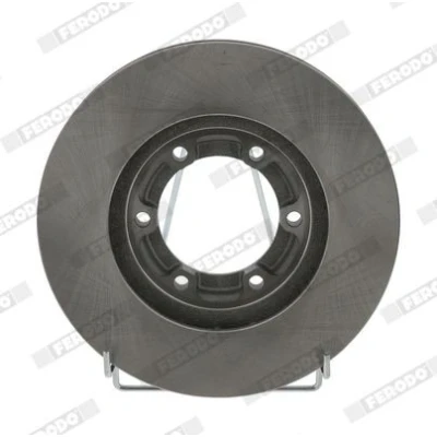 Image of DDF1685, DDF16851 Brake disc FERODO PREMIER DDF1685 254mm 24mm 6 108mm Vented Oiled MITSUBISHI: L200 III Pickup