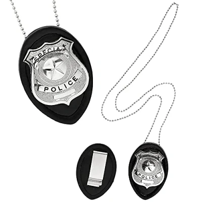 Image of Widmann wdm05860 Necklace ? Police Badge Clip on, Multicoloured, One Size