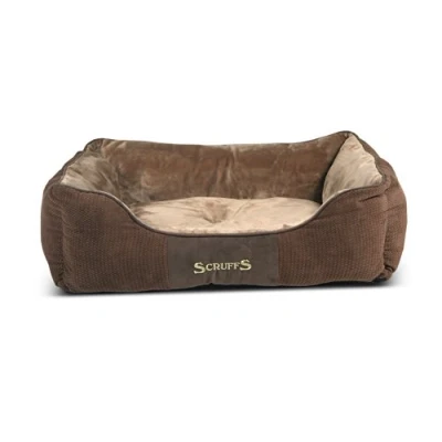 Image of Scruffs Chester Box Bed (L) Chocolate