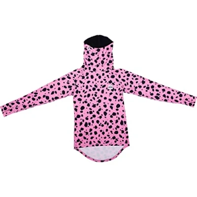 Image of Eivy Women&#039;s Icecold Gaiter Top Yoga Shirt, Pink Cheetah, XS