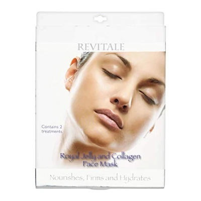 Image of Revitale Royal Jelly, Collagen and Hyaluronic Face Mask 2 Treatments