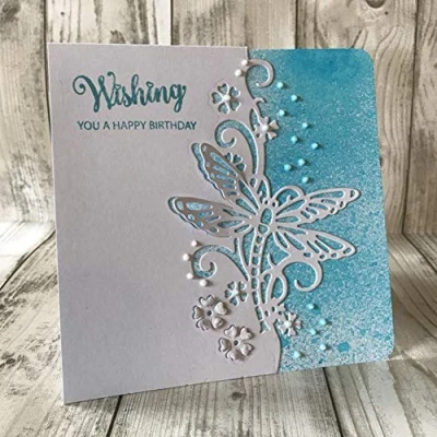 Image of SpirWoRchlan Cutting Dies, Flower Dragonfly Metal Dies DIY Scrapbooking Paper Cards Album Stencil Craft Decor Tool Gift