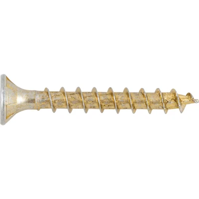 Image of SPAX Screws Size 4mm x 30mm Flat Countersunk Pozi Zinc Yellow Passivated 1 Box Pack (200 Pieces)