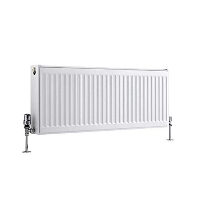 Image of Milano Compact White Type 22 Horizontal Double Panel Convector Radiator 400mm x 1000mm