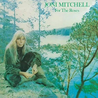 Image of Joni Mitchell For The Roses Aqua Blue vinyl Sealed 2022 UK LP RCV15057/081227882624