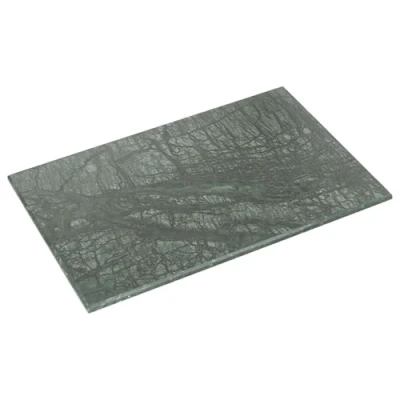 Image of Green Rectangle Marble Chopping Board 30cm x 20cm By Argon Tableware