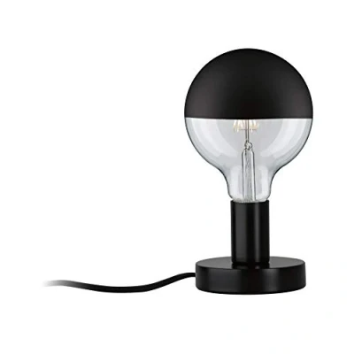 Image of Paulmann Haldor table lamp in black