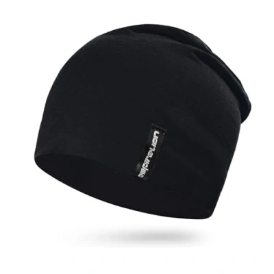 Image of EMPIRELION 9&quot; Multifunctional Lightweight Beanies Hats, Sun Protection Running Skull Cap Helmet Liner Sleep Caps for Men Women (Black)