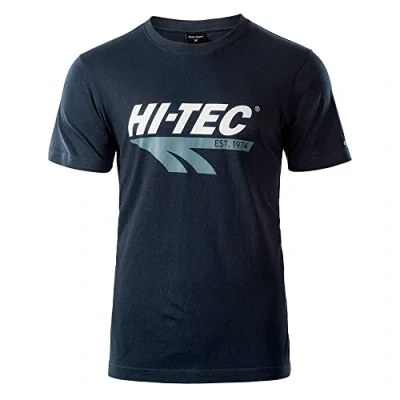 Image of Hi Tec Men&#039;s T Shirt Retro M 92800312456, Blue, L