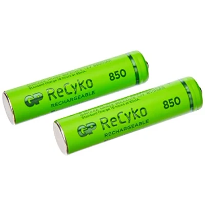 Image of GP Batteries HR03 RECYKO+ 1.2 V 800 mAh Micro AAA Battery (Pack of 2)