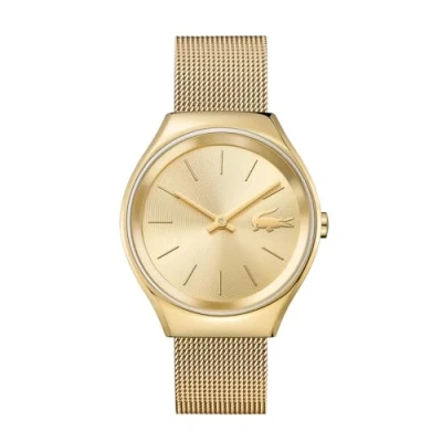 Image of Lacoste Analogue Quartz Watch for women with Gold colored Stainless Steel bracelet 2000952