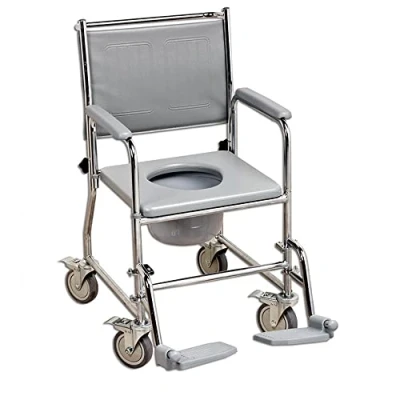 Image of NRS Healthcare Wheeled Commode/Over Toilet Chair
