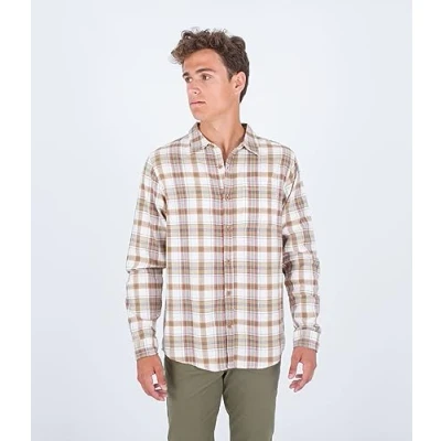 Image of Long sleeve shirt men Portland Organic Flannel