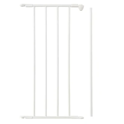 Image of Safetots Flex Metal Multi Panel Range, Extension Panel, Metal, White, 33cm, for Range of Play Pens, Safety Barriers and Room Dividers