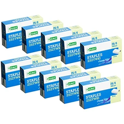 Image of D.RECT Staples 26/6, 10,000 Pieces, Most Popular for Office Staplers